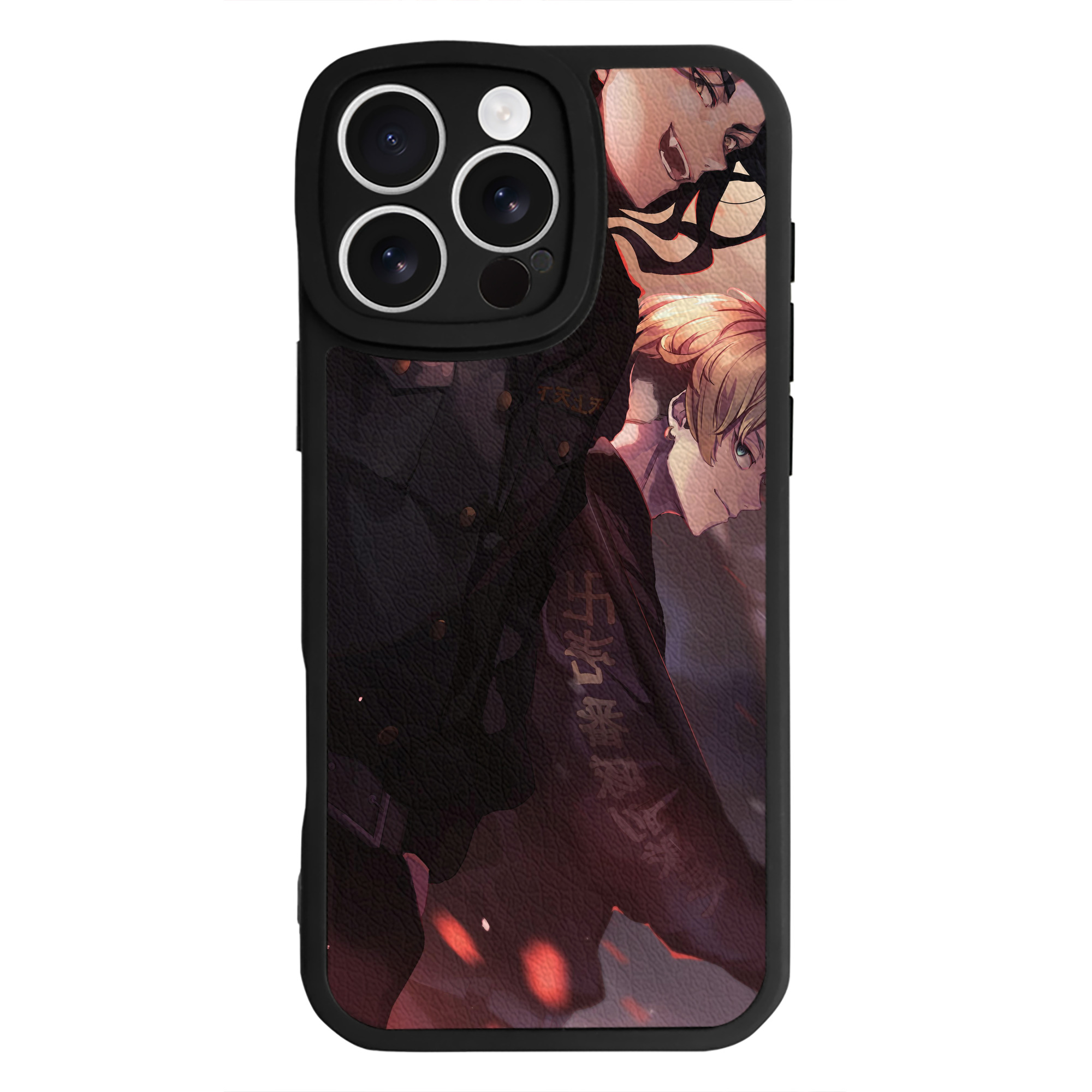 （画像用） 東京リベンジャーズ Tokyo Revengers 【iPhone 16シリーズ対応】シリコンスマホケース（レザー調） 材質：シリコン
